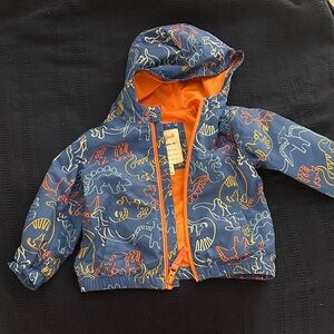 Dinosaur Cat & Jack Rain Jacket with Hood - 18M